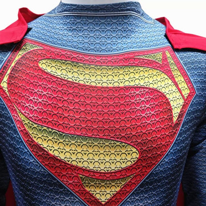Superman Clark Kent Cosplay Bodysuit with Cape – Hero Performance Halloween Costume | DC002 party X party