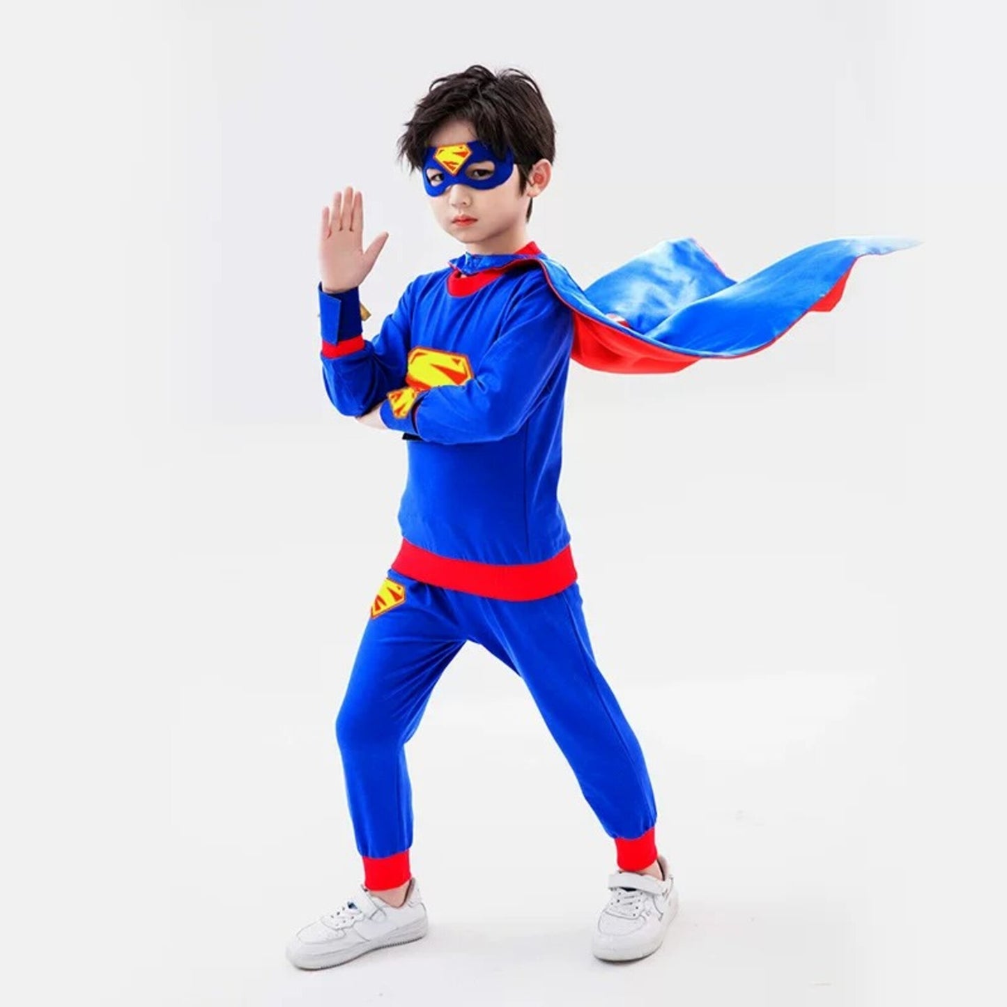 Superman Cape Outfit – Children’s Boys Hoodie Set, Spring/Autumn Halloween Cosplay | DC020 party X party