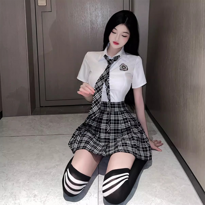 Plus Size "Pure Desire" JK Uniform Set | Curvy Adult Cosplay Skirt Outfit - Fits up to 90kg (C012) party X party