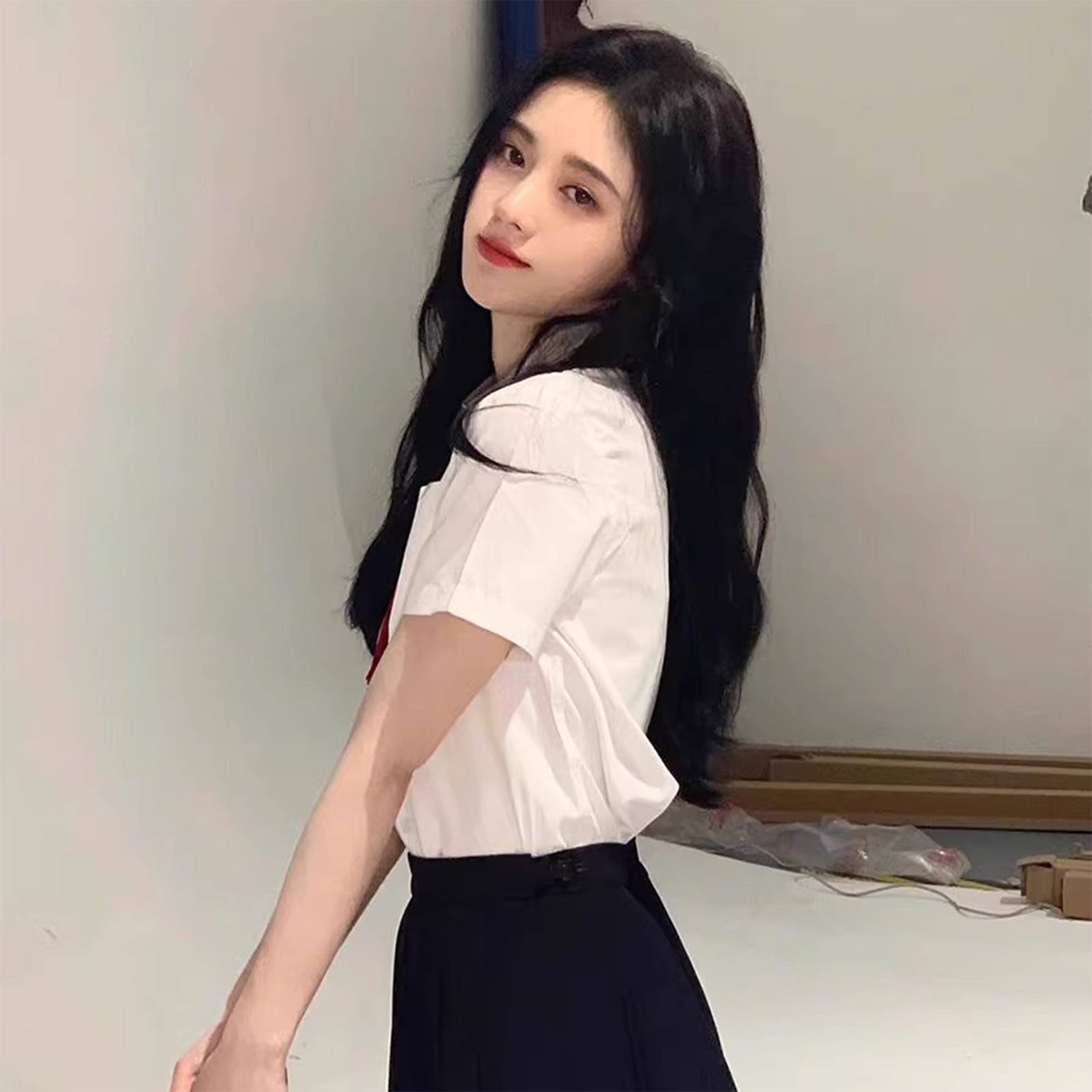 Long & Short Sleeve JK Uniform Shirt | Ju Jingyi Inspired Academy Style Student Shirt for Graduation Season C010 party X party