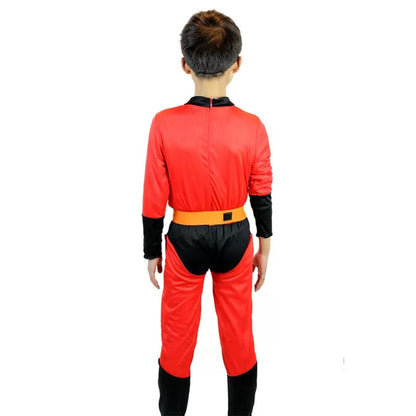 The Incredibles Children’s Superman Superhero Costume – Halloween Agent Squad Brother Outfit | DC013 party X party