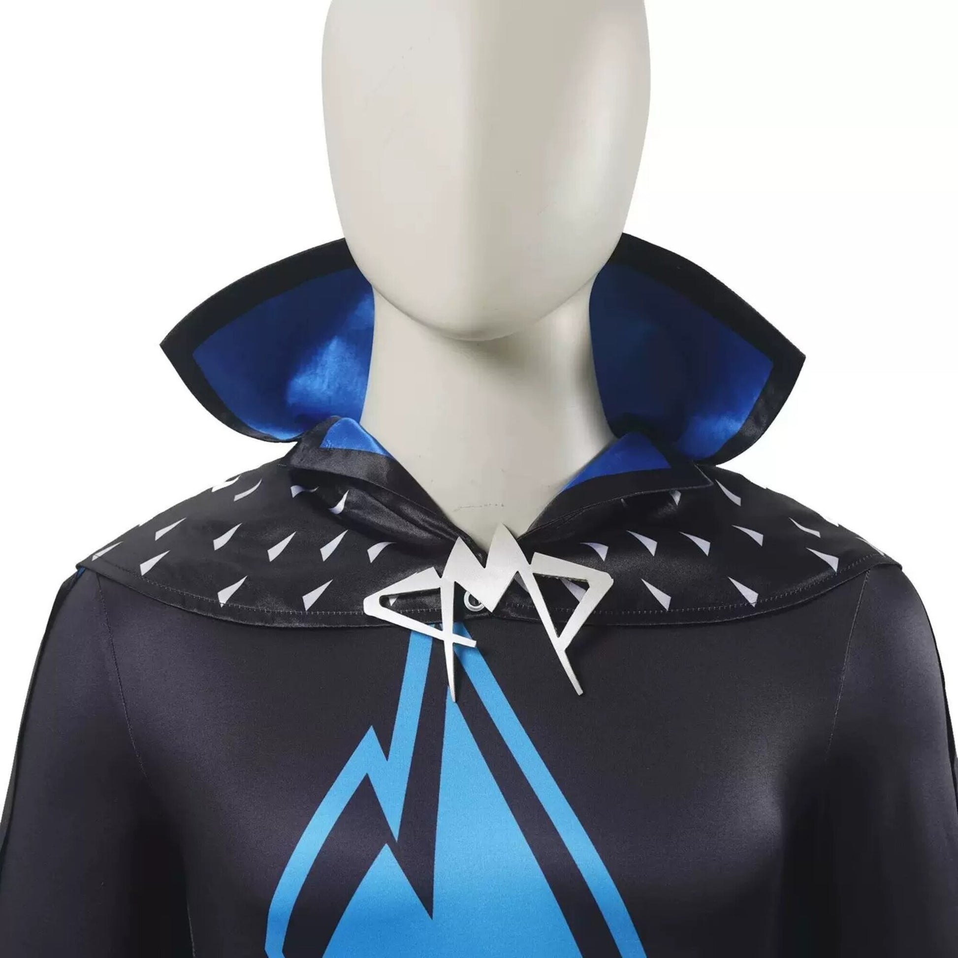 M Superman Cosplay – New City Superman Villain Bodysuit with Cape – Stage Performance Costume | DC008 party X party