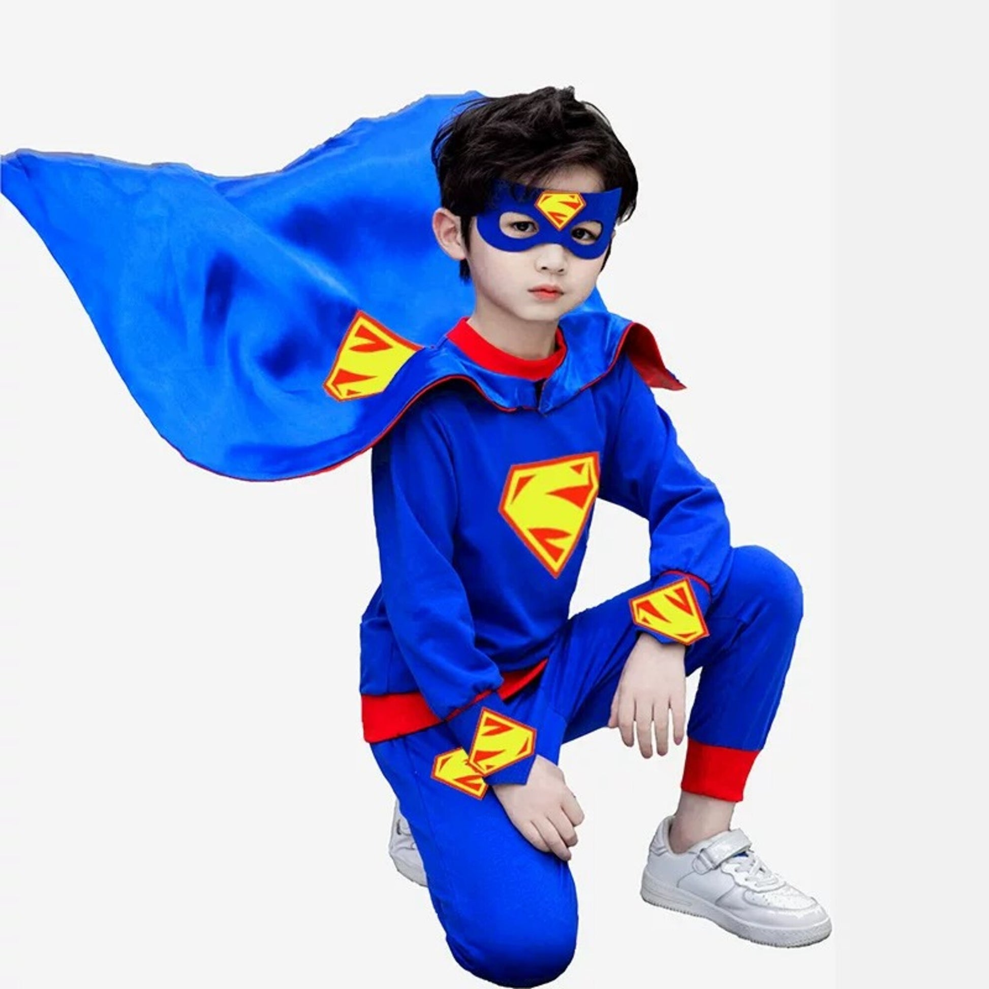 Superman Cape Outfit – Children’s Boys Hoodie Set, Spring/Autumn Halloween Cosplay | DC020 party X party