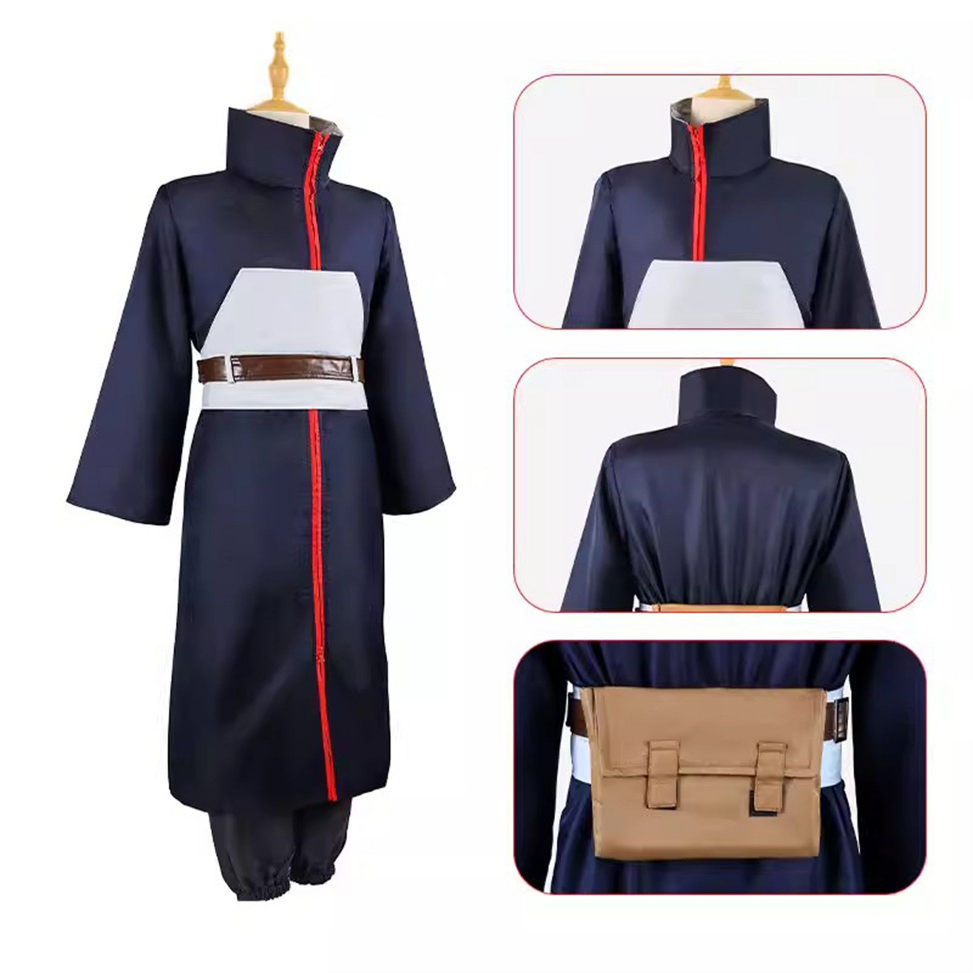 Naruto Akatsuki Founders Cosplay Set – Young Nagato & Yahiko Anime Cosplay Costume N004 party X party