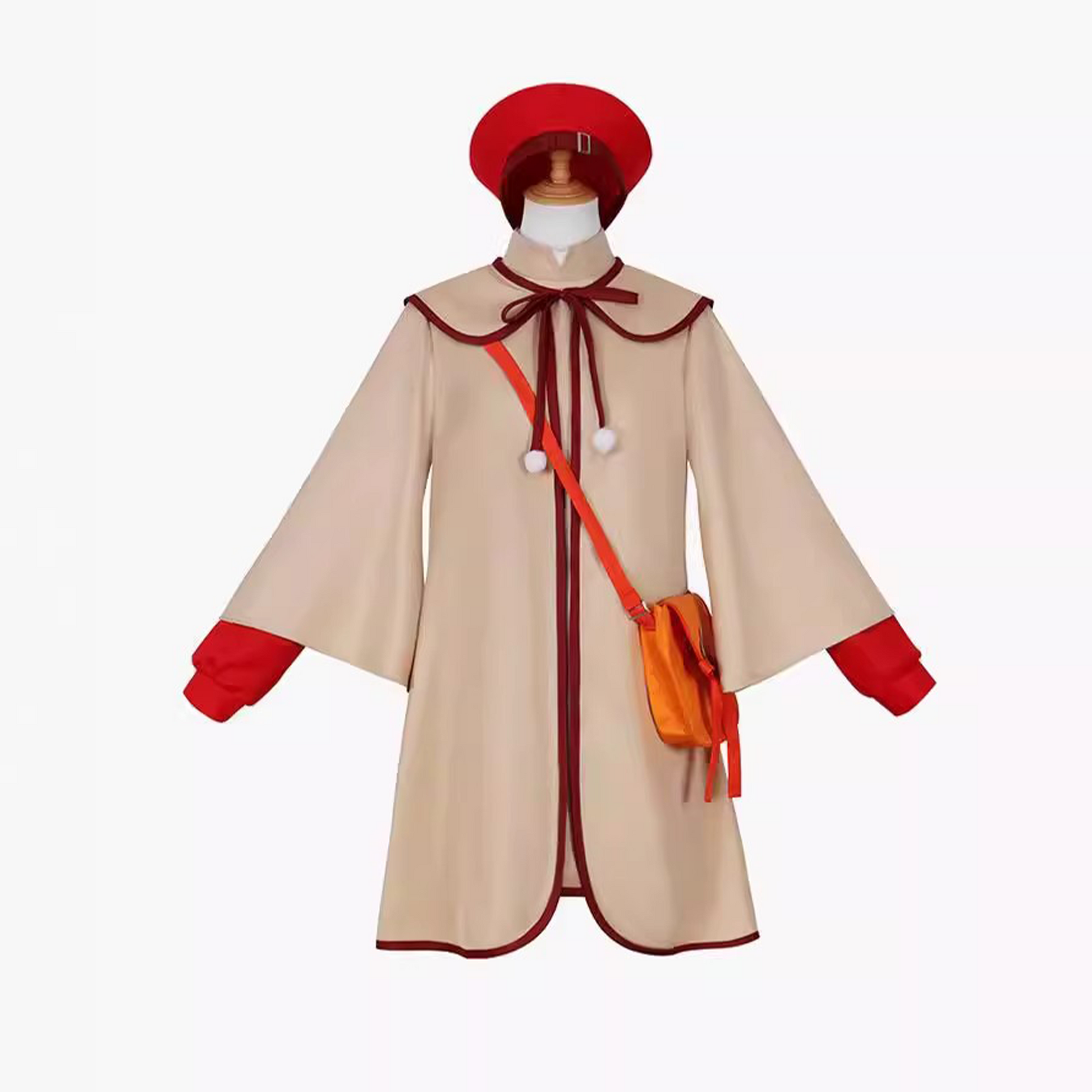 Spy x Family Anya Movie Cosplay Costume – Full Set with Coat, Dress & Bag SF017 party X party