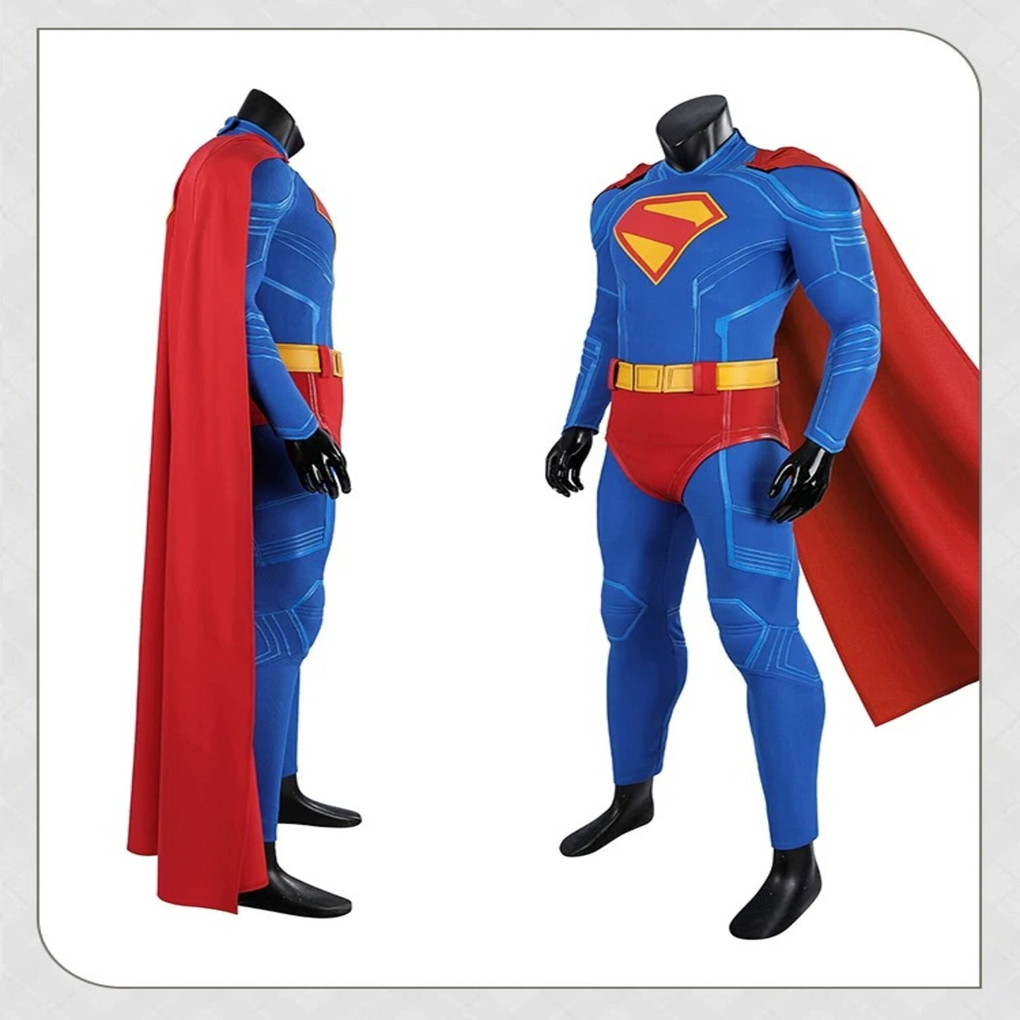 Superman Legacy Clark Kent Cosplay Costume – DC Movie Bodysuit & Cape – Halloween Man of Steel Outfit | DC001 party X party