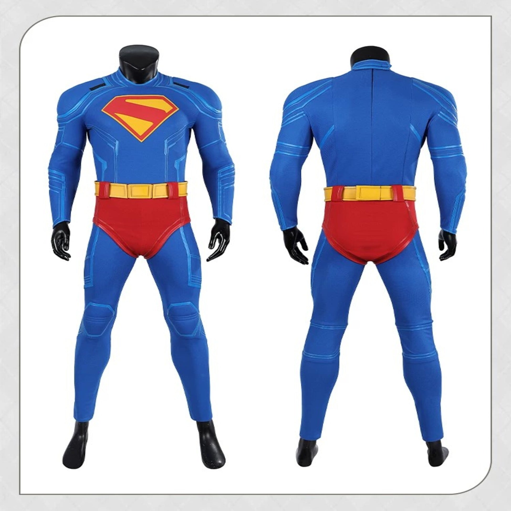 Superman Legacy Clark Kent Cosplay Costume – DC Movie Bodysuit & Cape – Halloween Man of Steel Outfit | DC001 party X party