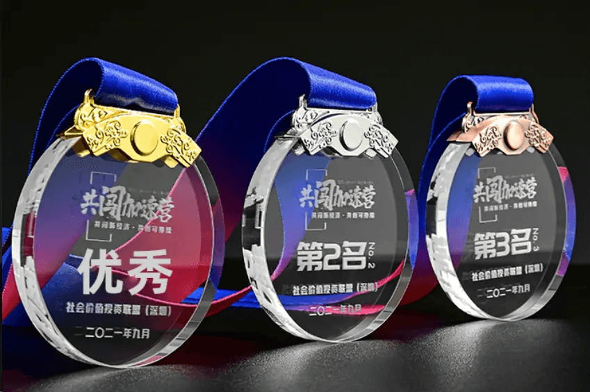 Medal Crystal Medal Commemorative Medal Creative Medal Engravable Fixed Size – TR-1150