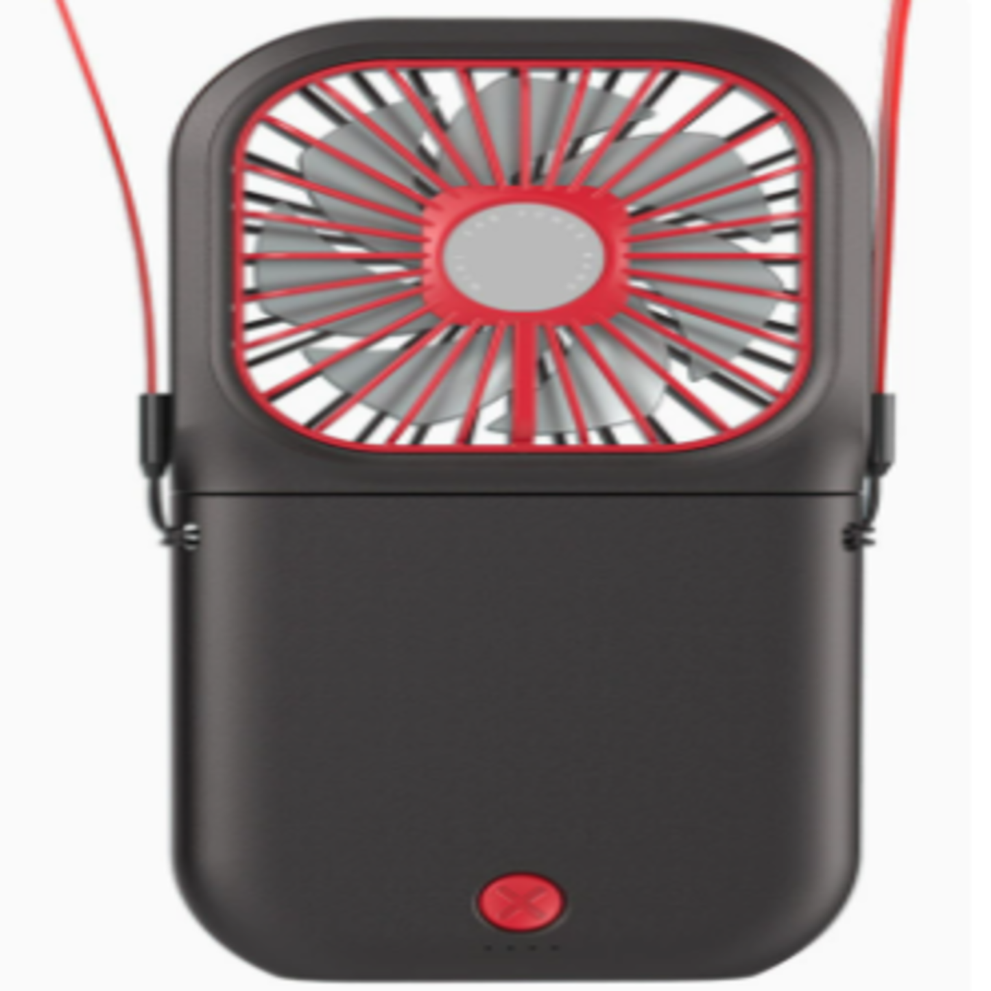 Foldable Neck Fan – 3-in-1 Handheld, Desktop & Neck Fan with Power Bank, Quiet & Portable | HF009 party X party