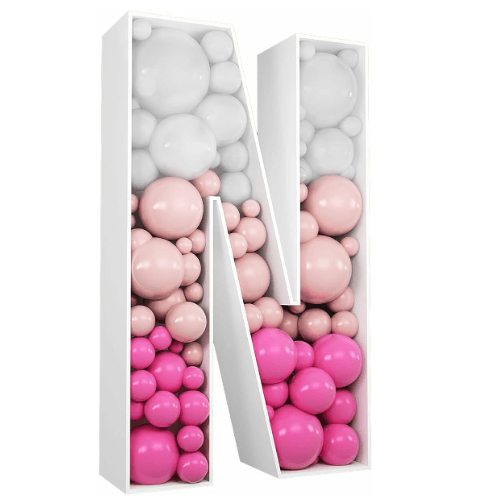 Letter Mosaic Balloon Frame--B160 - party X party