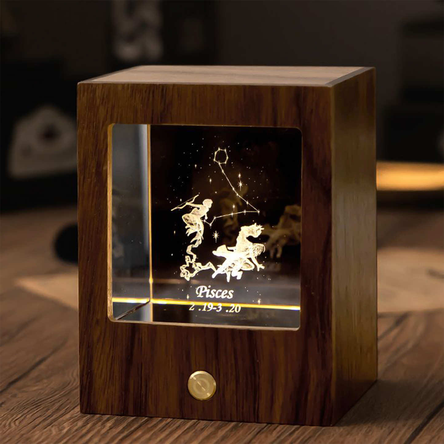 Zodiac Crystal Ambient Night Light