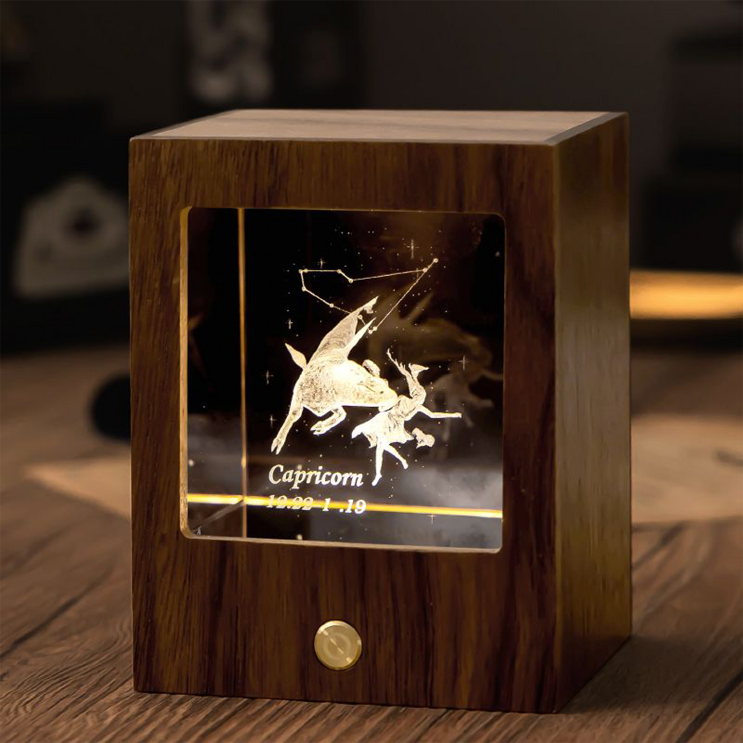 Zodiac Crystal Ambient Night Light