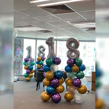 Load image into Gallery viewer, 32-inch balloon-shaped column with numbers and letters (175CM)
