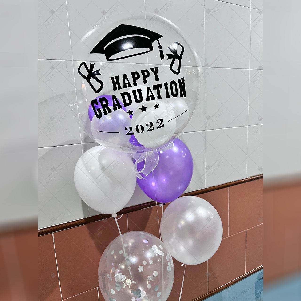 Japanese Crystal Balloon Bundle Set Customized Printing (Graduation Series)-B145 - party X party