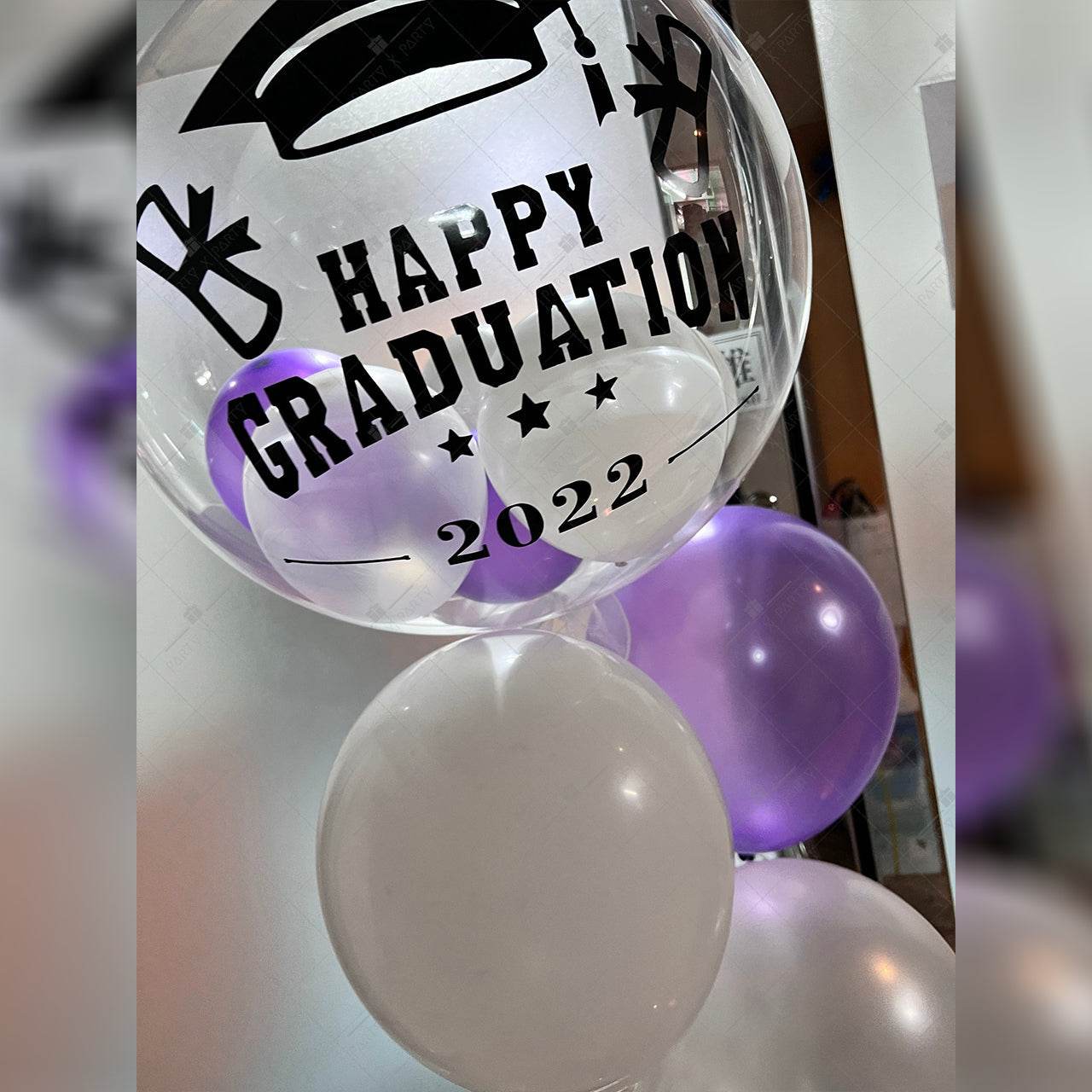 Japanese Crystal Balloon Bundle Set Customized Printing (Graduation Series)-B145 - party X party