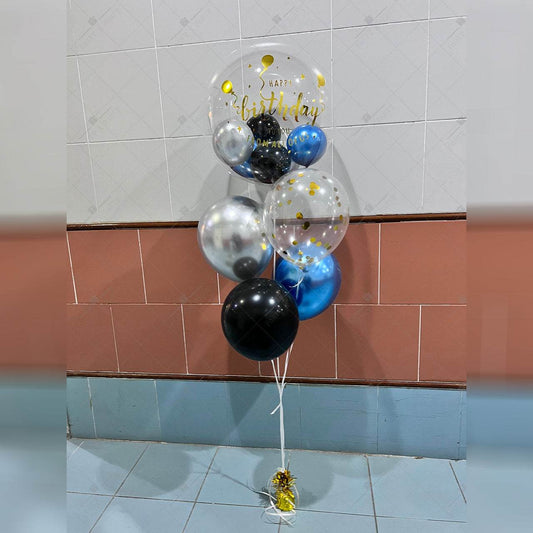 Japanese Crystal & Rubber Balloon Bundle Set – Custom-Printed, Three Sizes – B134-17 (OS226051) - party X party