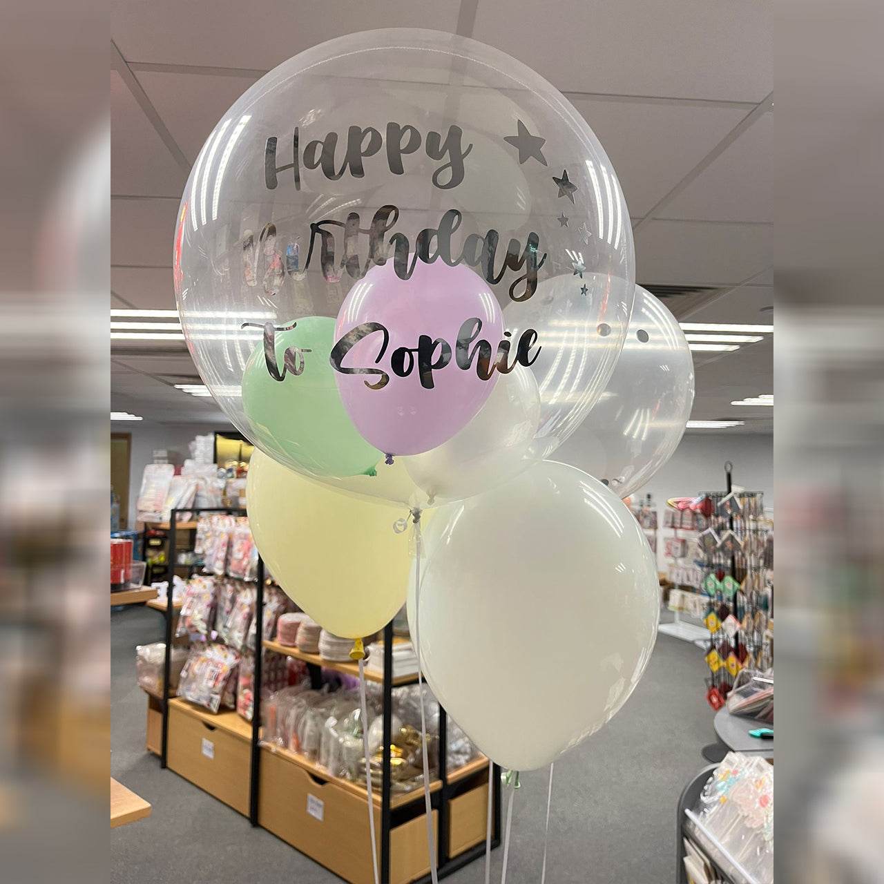Japanese Crystal & Rubber Balloon Bundle Set – Custom-Printed, Three Sizes – B134-17 (OS226051)