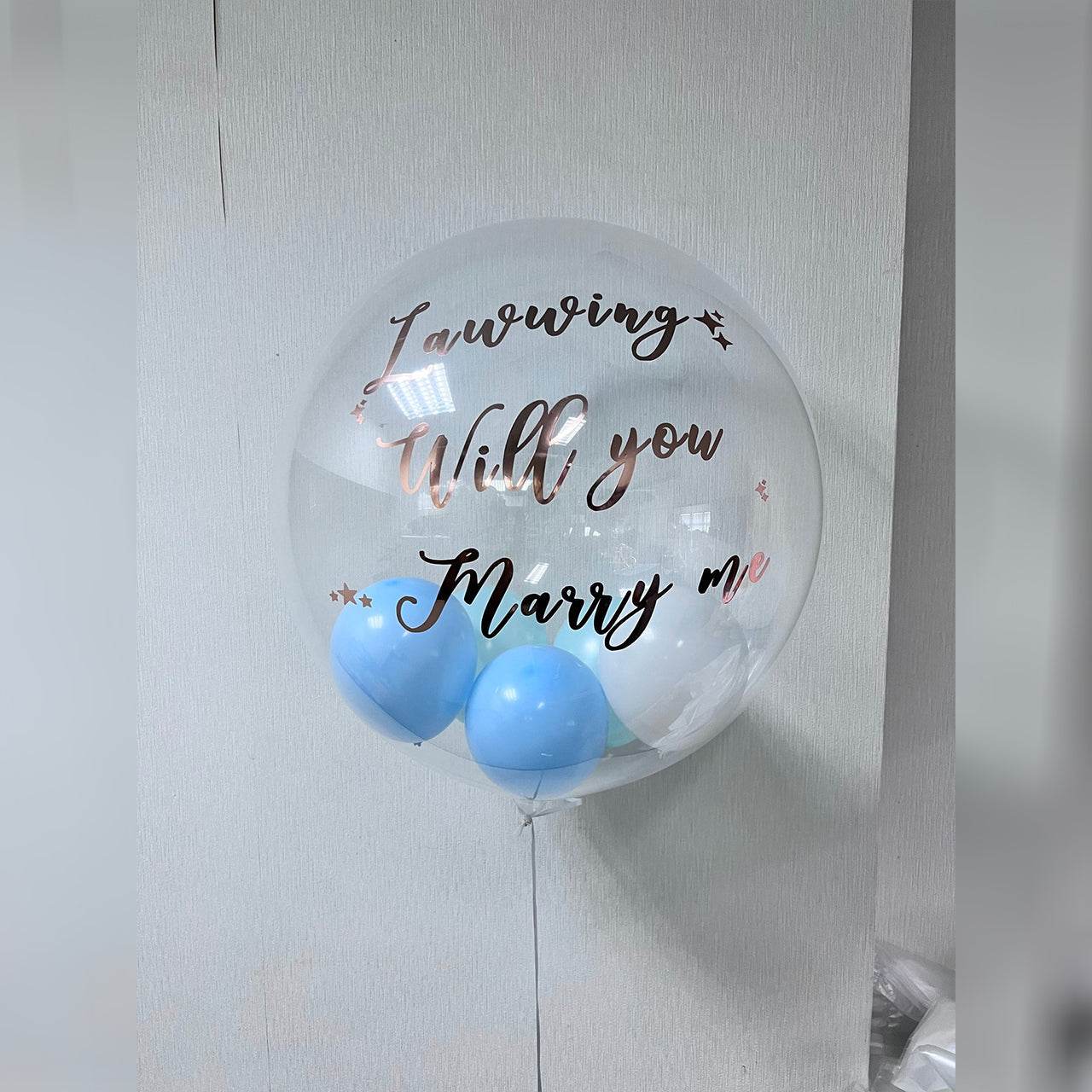 24″ Japanese Crystal Balloon (Custom Printed) + Small Balloon Bundle – B134-3 - party X party