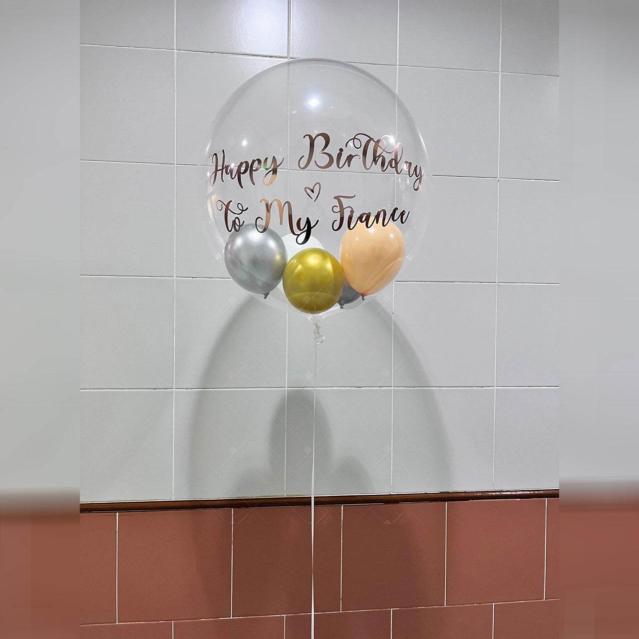 24″ Japanese Crystal Balloon (Custom Printed) + Small Balloon Bundle – B134-3 - party X party