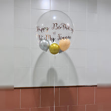 Load image into Gallery viewer, 24-inch Japanese crystal balloon + small balloon with custom printing--B134-3
