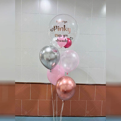 Japanese Crystal & Rubber Balloon Bundle Set – Custom-Printed, Three Sizes – B134-14 - party X party