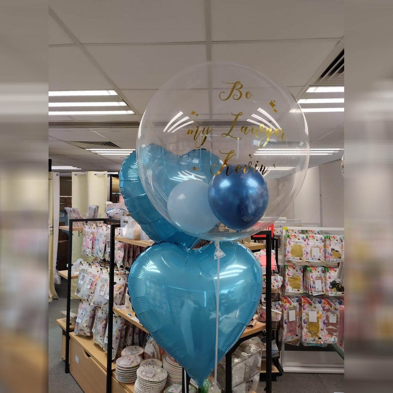 17″ Japanese Crystal & Foil Balloon Bundle – Custom-Printed – B134-12 (OS218617) - party X party