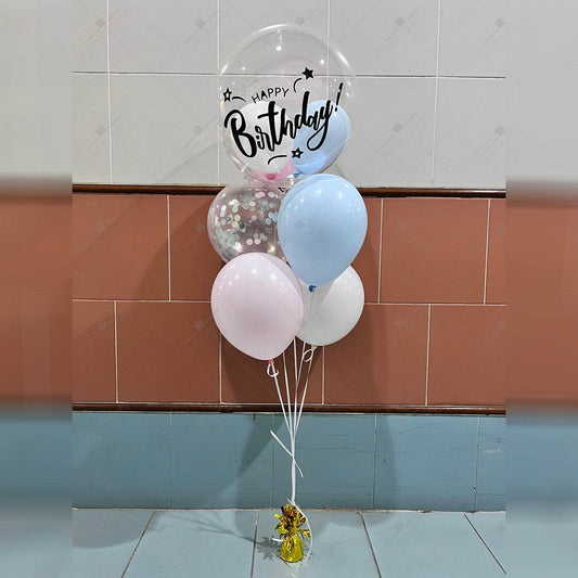 Japanese Crystal & Rubber Balloon Bundle Set – Custom-Printed, Three Sizes – B134-16 - party X party