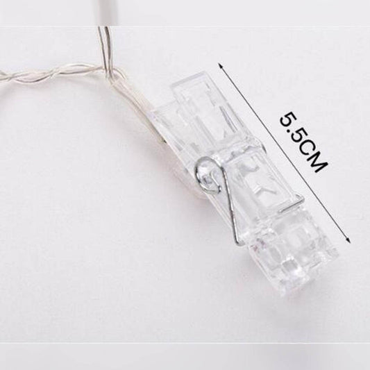 Warm white clip light strip, couple proposal, anniversary decoration – B019