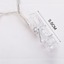 Load image into Gallery viewer, Warm white photo light strip, couple proposal, anniversary decoration B019
