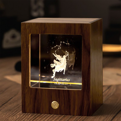 Zodiac Crystal Ambient Night Light