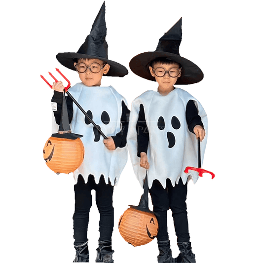 Adorable Kids Ghost Wizard Costume Set – Perfect for Boys & Girls - party X party