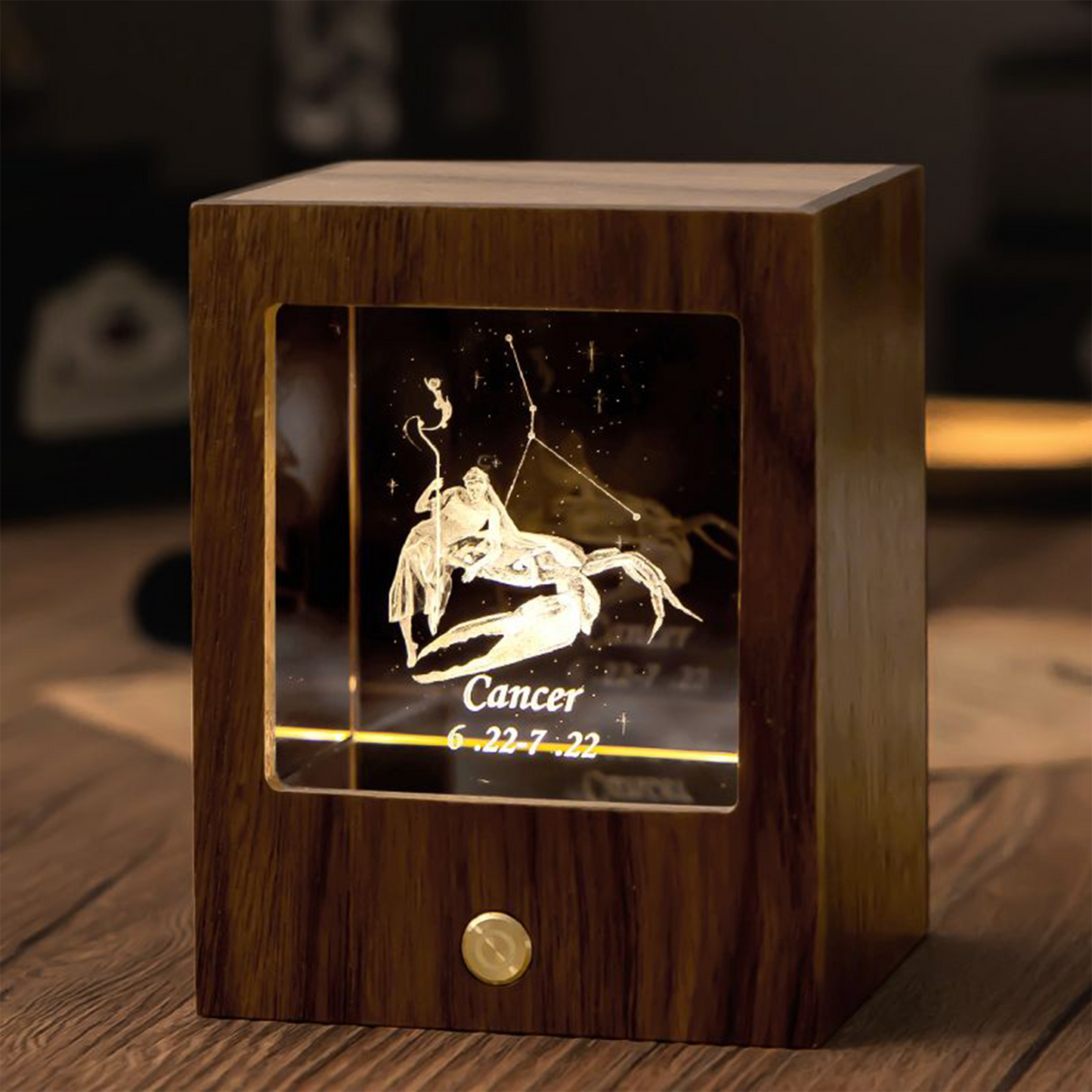 Zodiac Crystal Ambient Night Light