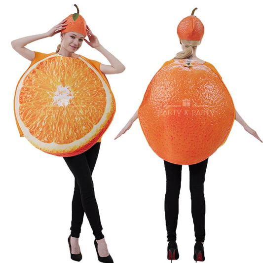 Orange Funny Food-Themed Halloween Costumes for Adults & Teens – Perfect for Parties, Events,  and More! (Copy) party X party
