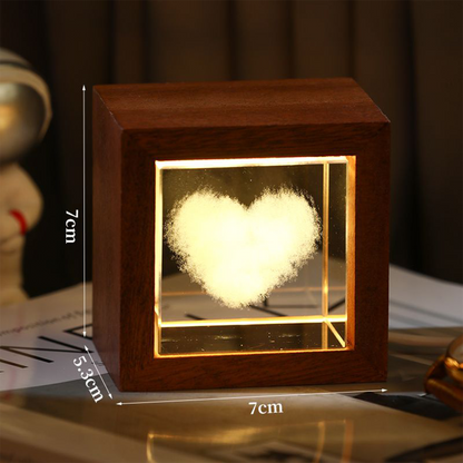 Official Inspired The Little Prince Crystal Night Light | Dreamy Bedroom Decoration & Tabletop Ornament | Meaningful Birthday Gift for Girls & Women