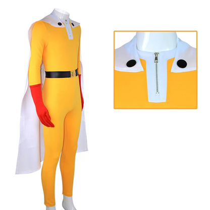 One Punch Man Anime Character Roleplay Outfit - Saitama Cosplay Costume – | DC009 party X party