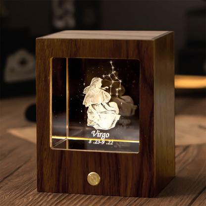 Zodiac Crystal Ambient Night Light