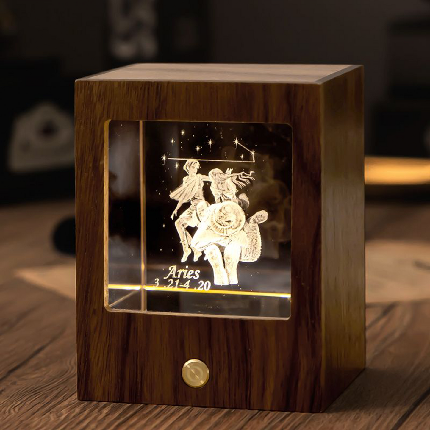 Zodiac Crystal Ambient Night Light