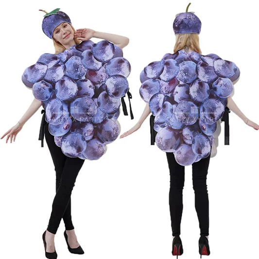 Grapes Funny Food-Themed Halloween Costumes for Adults & Teens – Perfect for Parties, Events,  and More! (Copy) (Copy) party X party