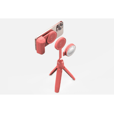 SHIFTCAM - SnapGrip Creator Kit Magnetic Mobile Phone Photography Grip with Built-in Mobile Battery Creator Kit - Pomelo Red – LP-159
