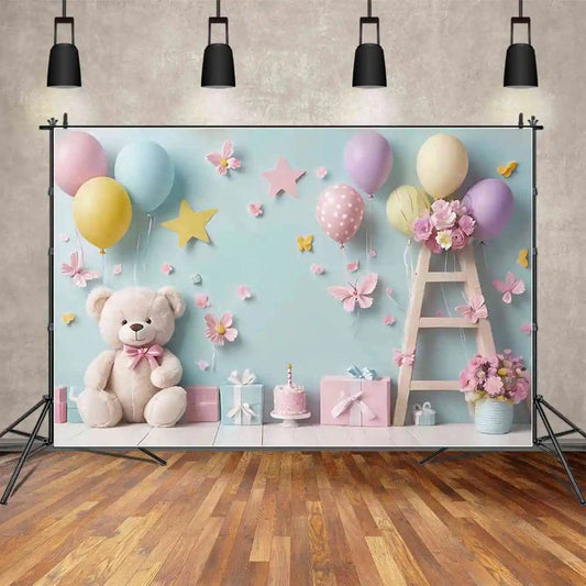 Custom Birthday Backdrop–TB-018 - party X party