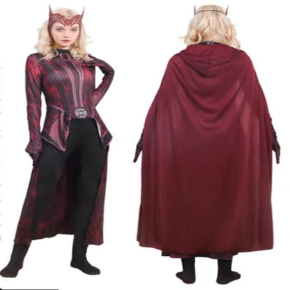 Scarlet Witch Wanda Multiverse Parent-Child Cosplay Costume – Marvel Hero Festival Matching Outfit | MTJ319 party X party