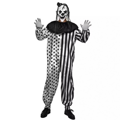 Cosplay Dark Clown/Jester Costume (Adult Size) for Horror-Themed Parties. party X party