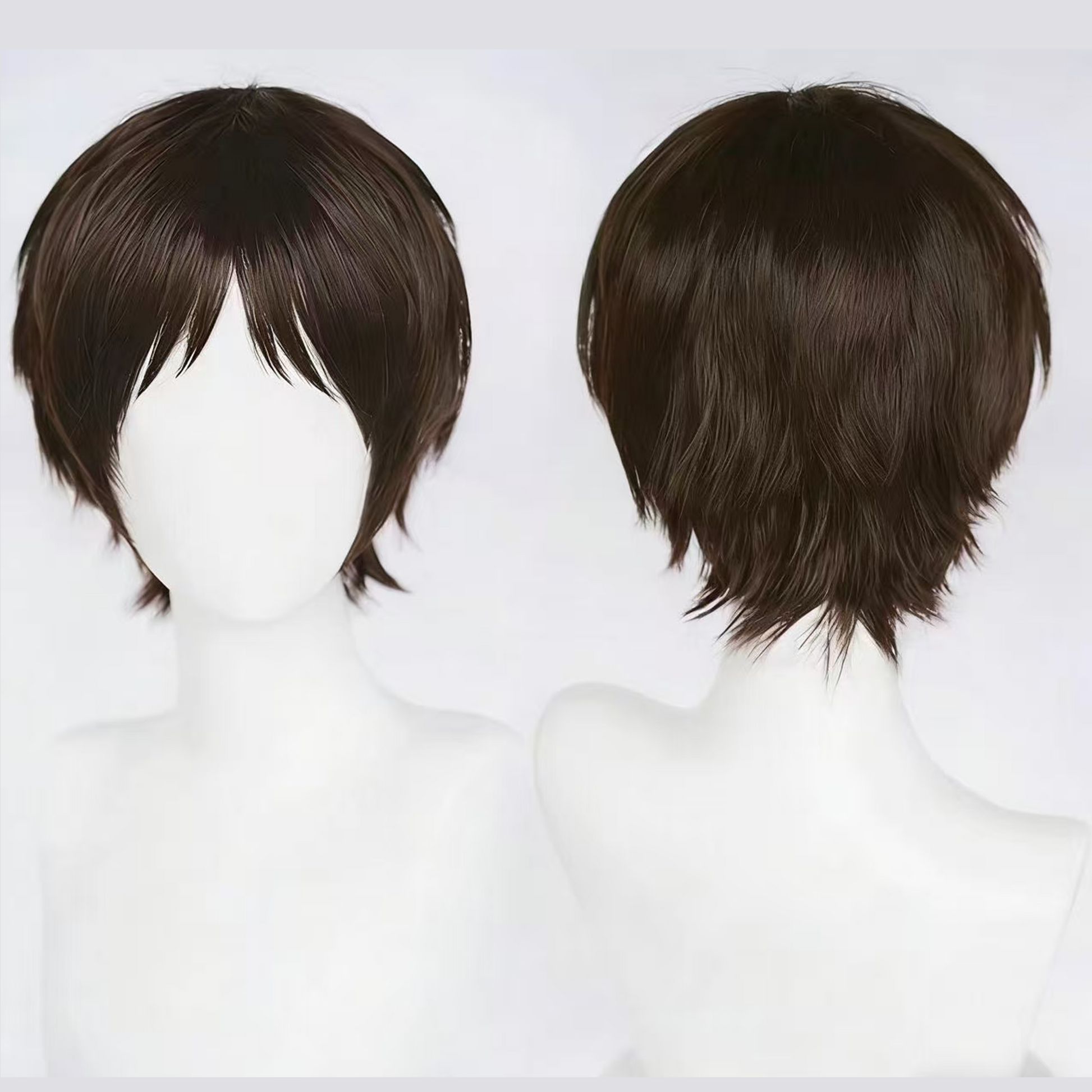 Hange Zoe Sasha Blouse Half-Up Hairstyle Dark Brown Cosplay Wig with Claw Clip – AOT015 party X party