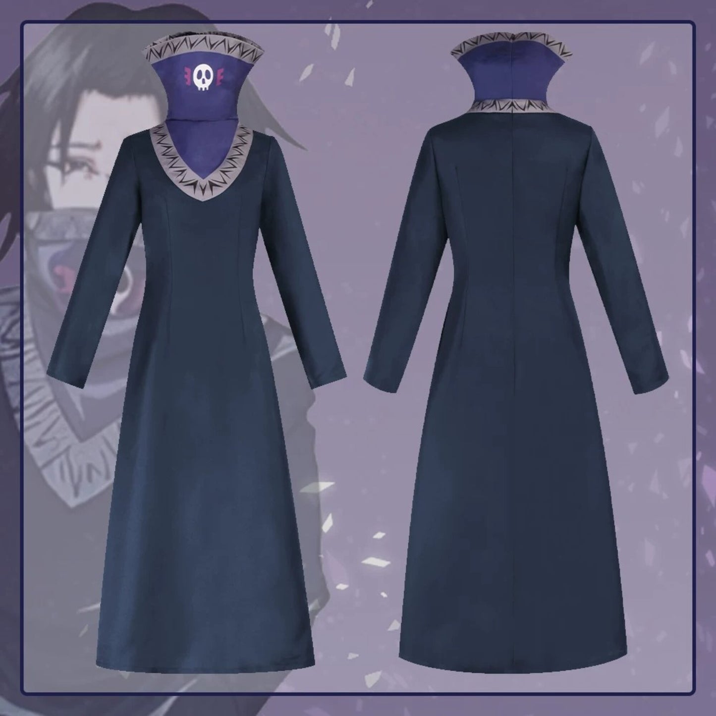 Feitan Portor Hunter x Hunter Cosplay Costume Phantom Troupe Anime Role Play Outfit for Halloween, Conventions & Events – QL008 party X party