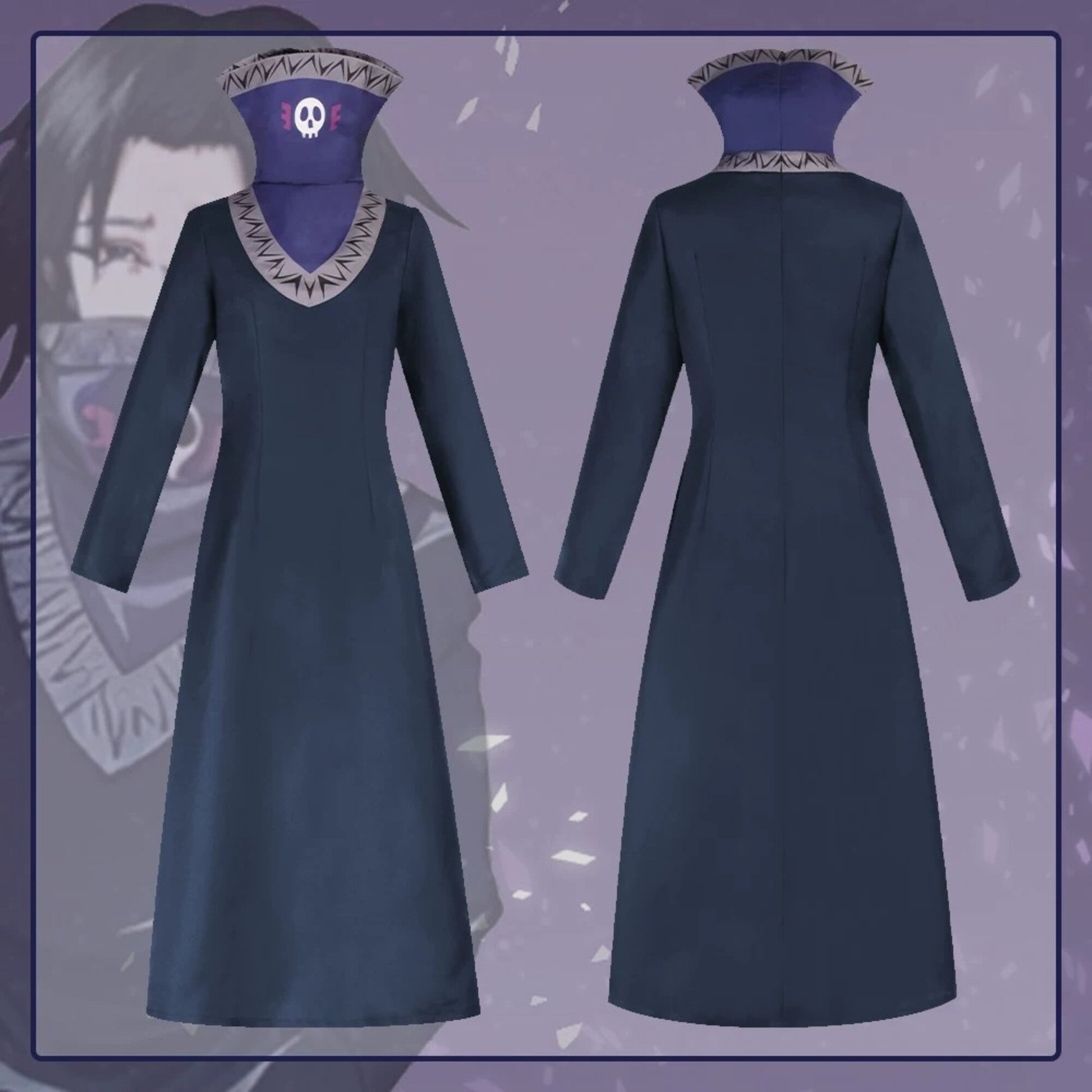 Feitan Portor Hunter x Hunter Cosplay Costume Phantom Troupe Anime Role Play Outfit for Halloween, Conventions & Events – QL008 party X party