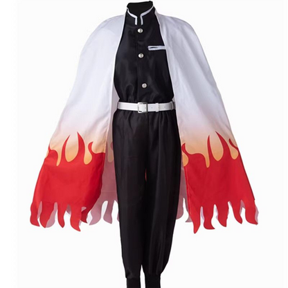 Rengoku Kyojuro Cosplay Costume – Demon Slayer Flame Hashira Uniform Men's Kimono G002 party X party