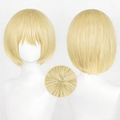 Hange Zoe Sasha Blouse Ponytail Cosplay Wig with Claw Clip Anime Hairpiece – AOT017 party X party