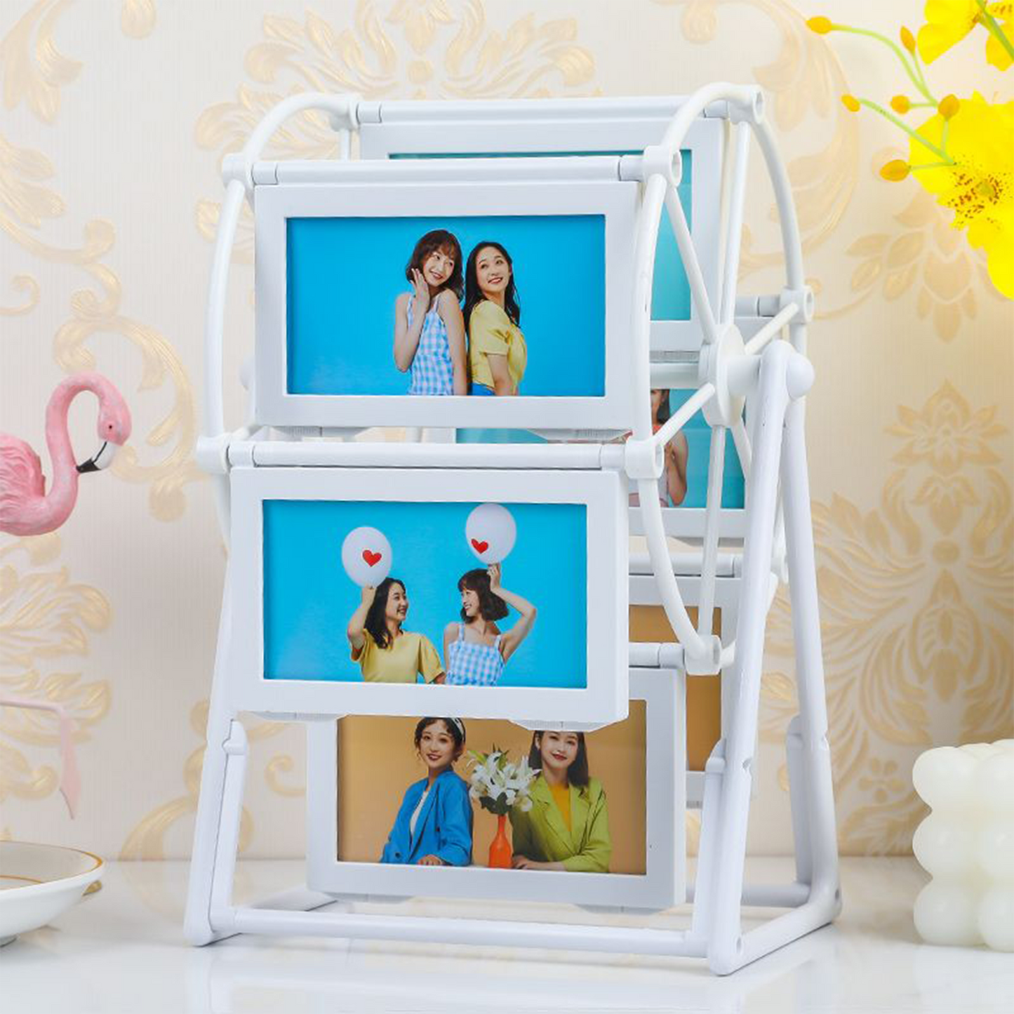 Creative Ferris Wheel Photo Frame — Custom Wedding, Desktop Album, or Children’s Memory Gift.