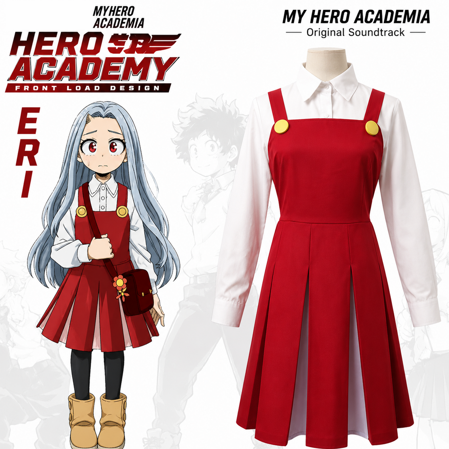 Eri Cultural Festival Cosplay Dress – My Hero Academia Season 4 Anime Costume Outfit | UA009