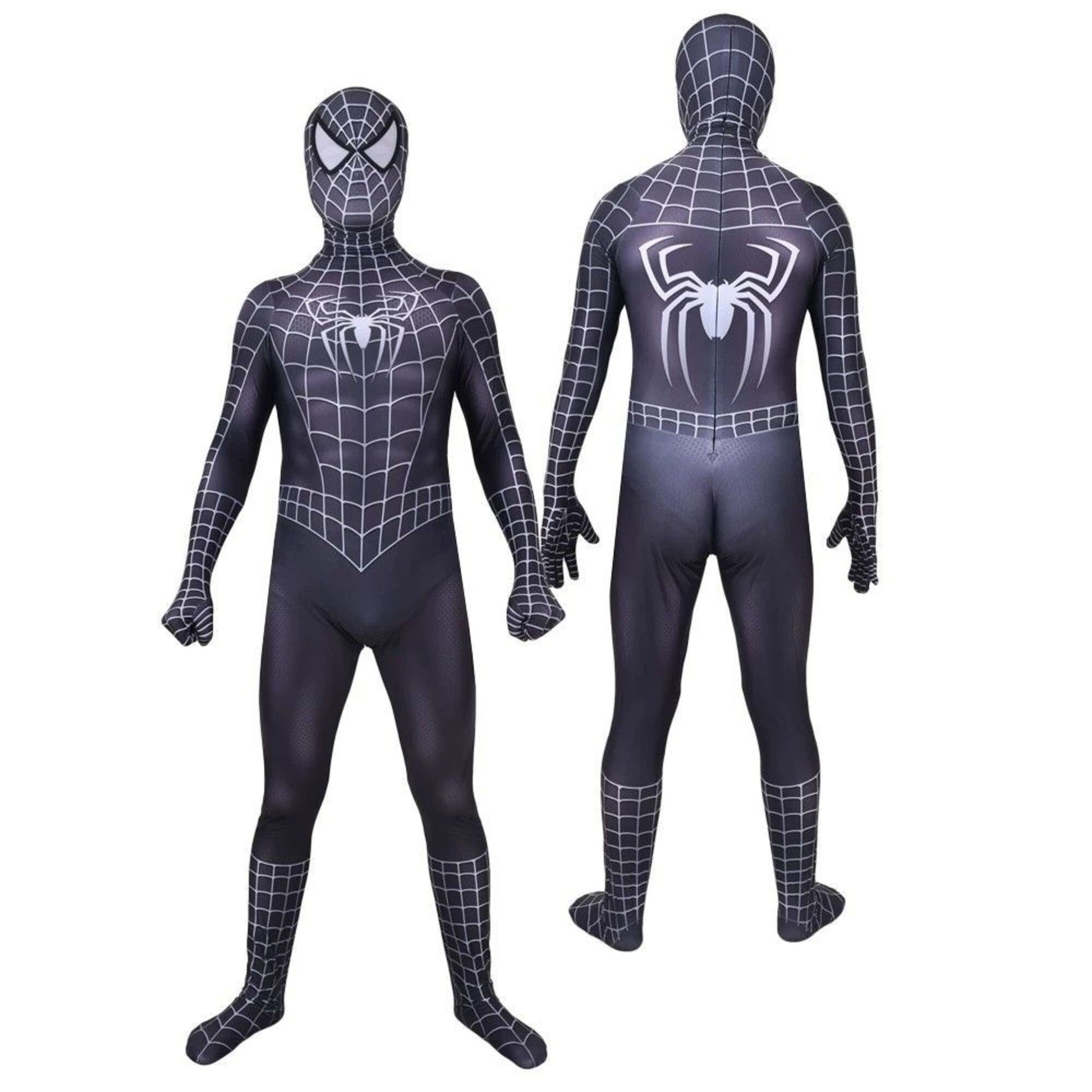 Black Widow Spider-Man Kids Cosplay Bodysuit – Marvel Superhero Halloween Outfit | MTJ311 party X party